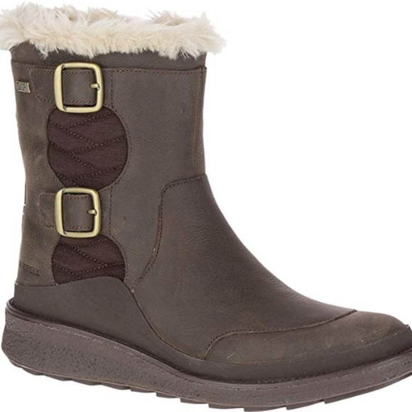 Merrell Tremblant Ezra Buckle Waterproof Boots sz8 - Picture 1 of 6